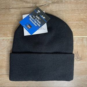 Unisex Black Beanie One Size